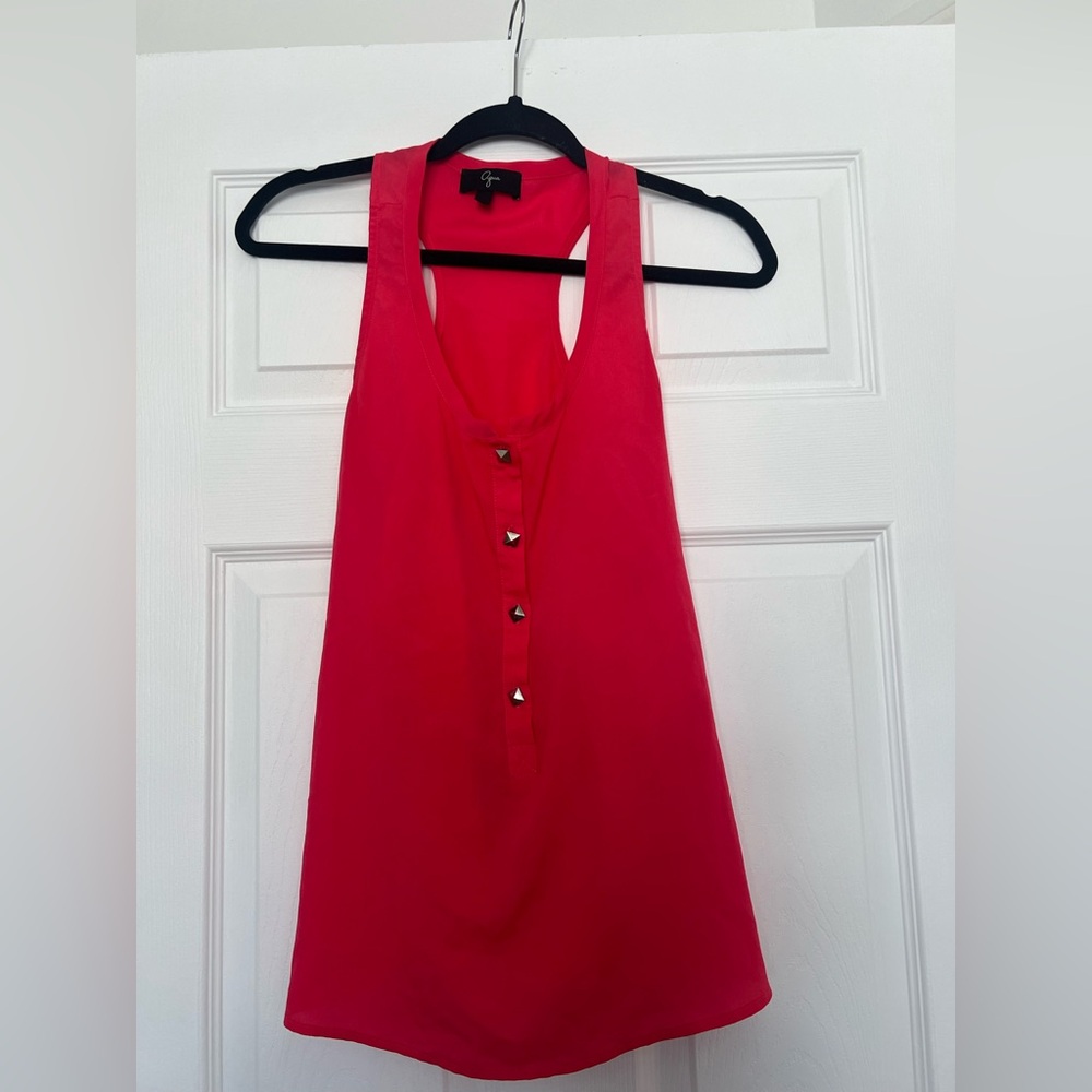Aqua Women's Red Tank Top